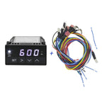 XMT-7100 PID & Cables, Temperature Controller with Cables for Coffee Machine Rancilio Silvia Gaggia(Red PID and Cables)