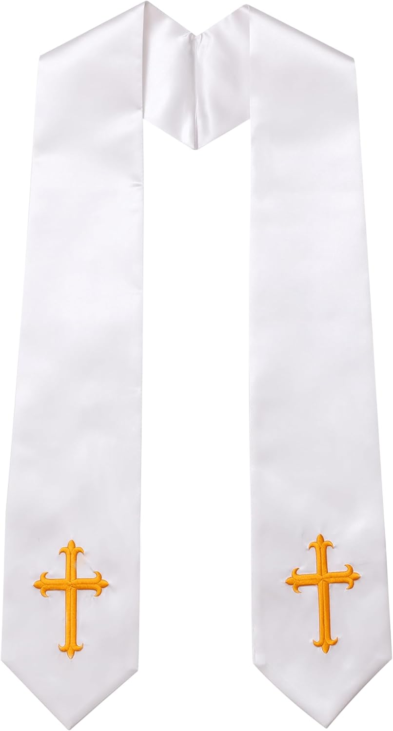Clergy Stole & Choir Stole with Embroidered 60/72"