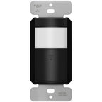 TOPGREENER PIR Motion Sensor Light Switch, No Neutral No Ground Wire, Black