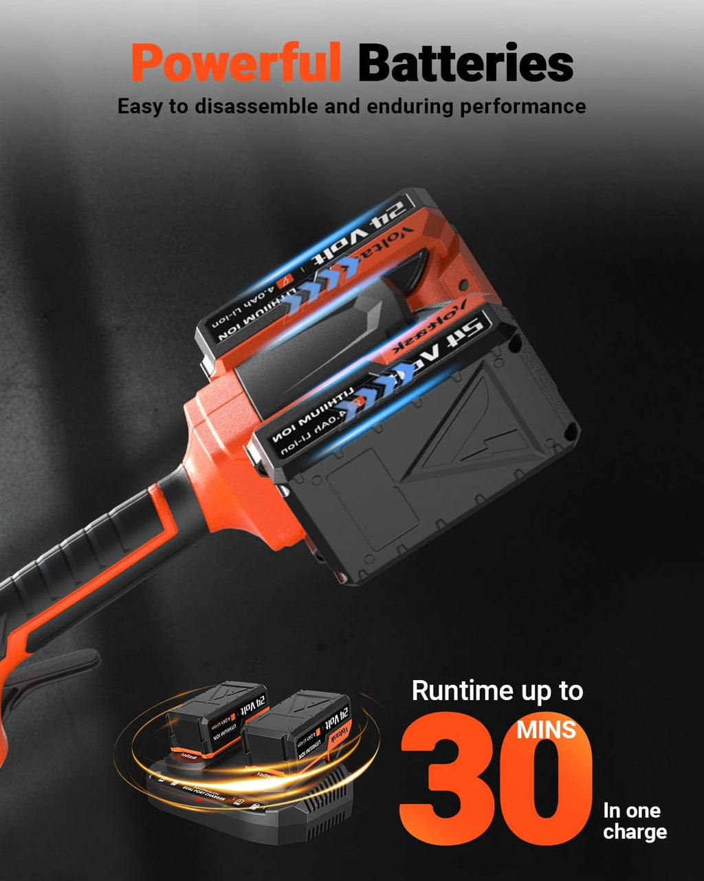 Electric Snow Shovel Cordless, 48V | 17.2-Inch Brushless Snow Shovel Battery Powered, Cordless Snow Blower with