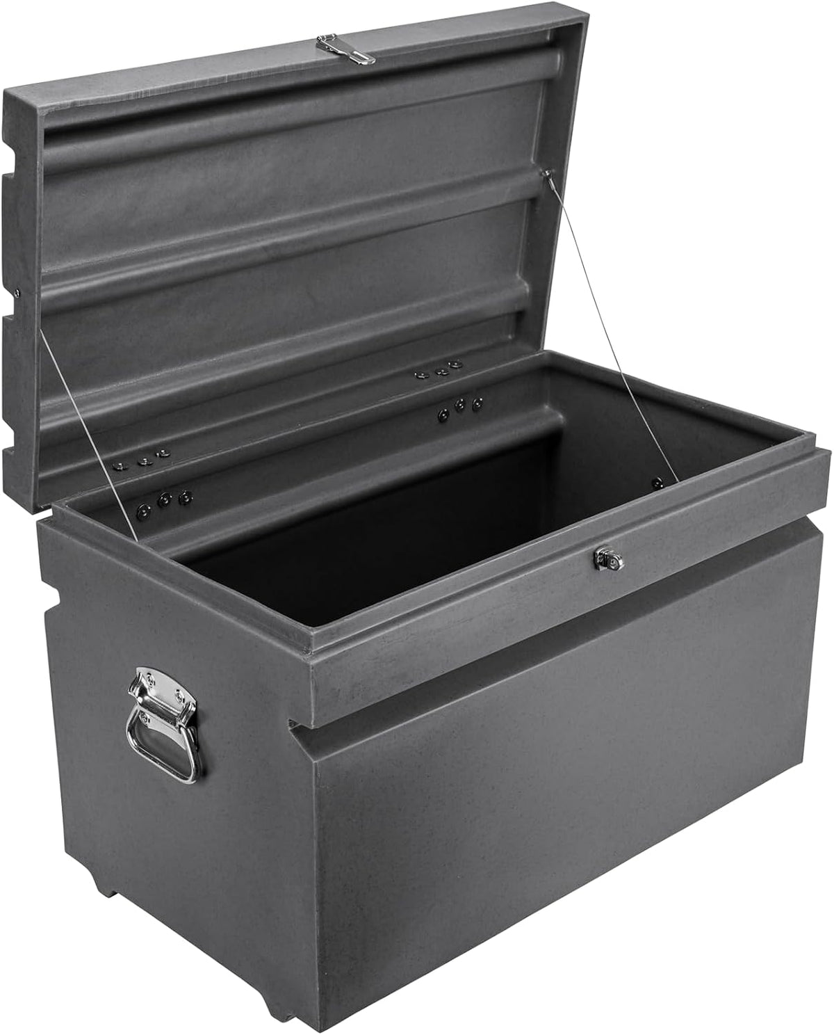Tack Trunk Storage Box with Accessory Trays (Dark Granite)