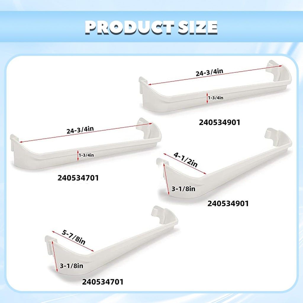 HECASA 240534701 1X Refrigerator Door Shelf Compatible with Kenmore