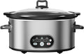 Slow Cooker 8 Quart, Ceramic Nonstick Coating, Programmable Slow Cooker with Dishwasher Stoneware Pot and Tempered