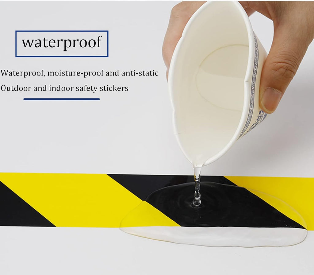 Reflective Warning Tape 40m x 80mm PET Adhesive Marking Roll
