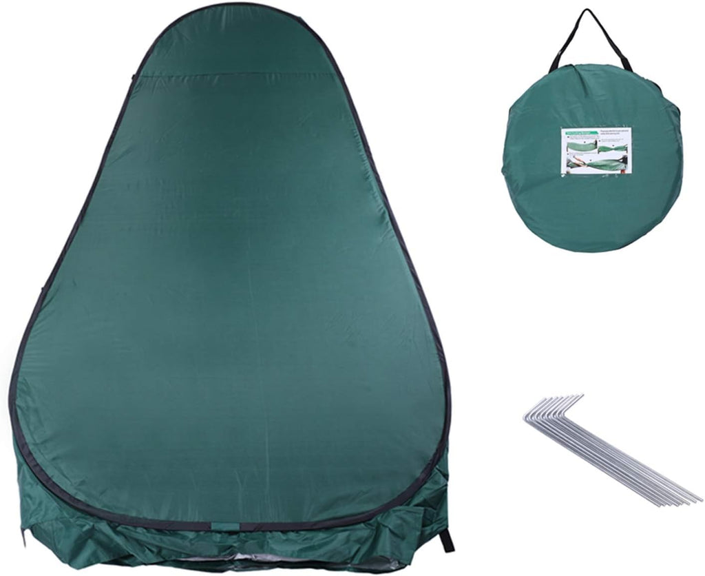 Portable Outdoor Pop-up Toilet Dressing Room Privacy Shelter Tent, Ideal for Campgrounds, Strong Steel Construction