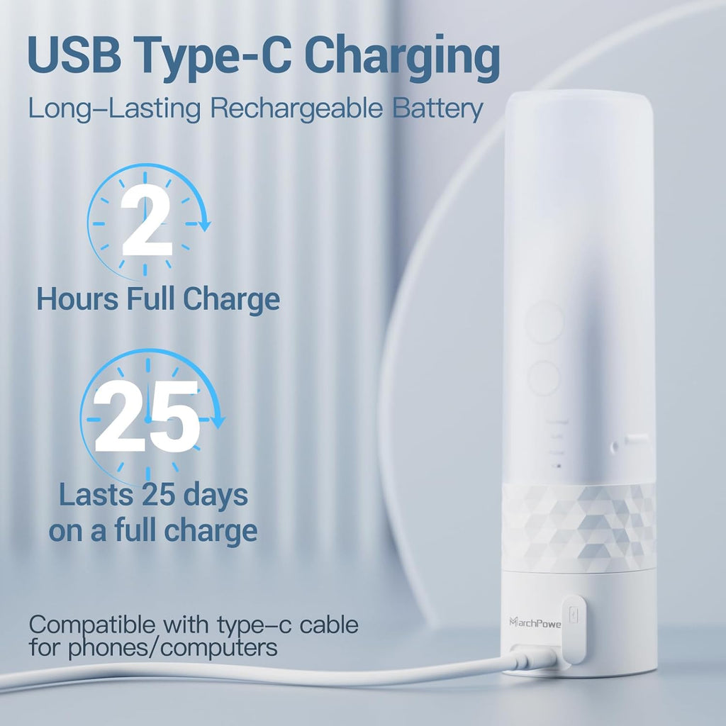Upgraded 2-in-1 Electric Toothbrush with Water Flosser, 3+4 Smart Modes，Portable Oral Irrigator with Point-Jet