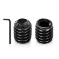 25Pcs Cup Point Socket Set Screws-1/4-20x5/16 Carbon Steel