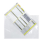 Packing List Envelopes, Clear 7.5" x 5.5" Self Adhesive Shipping Labels Envelope Pouches (500 Pack)