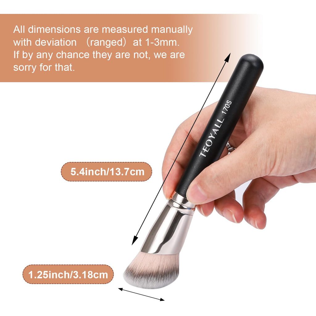 170S Foundation Brush, Angled Contour Buffing Blending Brush