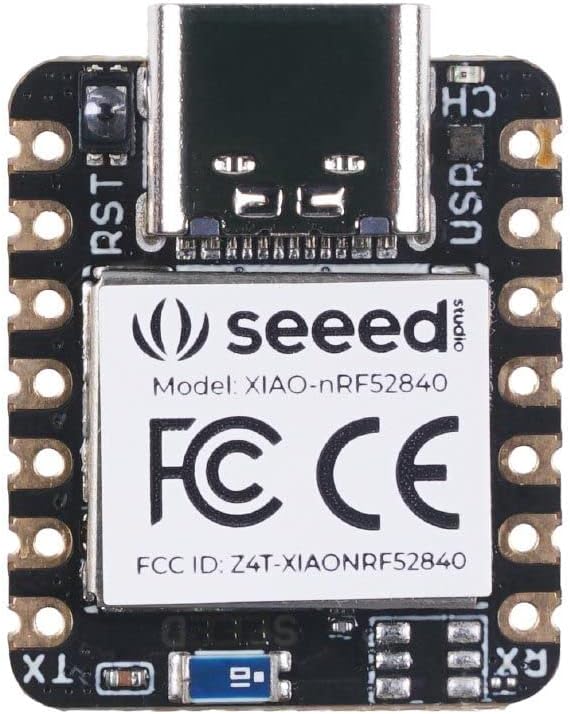 Seeed Studio XIAO nRF52840 - Supports Arduino/CircuitPython - Bluetooth5.0 NFC, with Onboard Antenna, Microcontroller with Rich Interface for Tiny Machine Learning Works with Amazon Sidewalk.