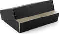 11x14 Black Museum Archival Storage Box, Drop Front, 11.75x15x3 in.