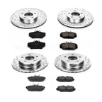 PowerStop Z23 Performance Brake Pad & Rotor Kit Front & Rear K1319