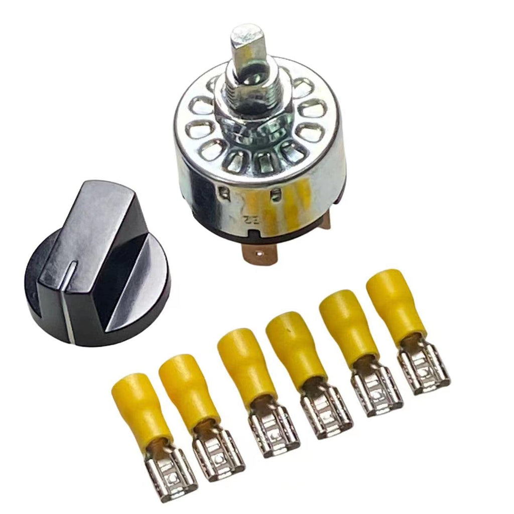Rotary Switch 4-Position 3-Speed 16A-125V 12A-250V Fan Heater Speed Selector Switch