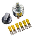 Rotary Switch 4-Position 3-Speed 16A-125V 12A-250V Fan Heater Speed Selector Switch