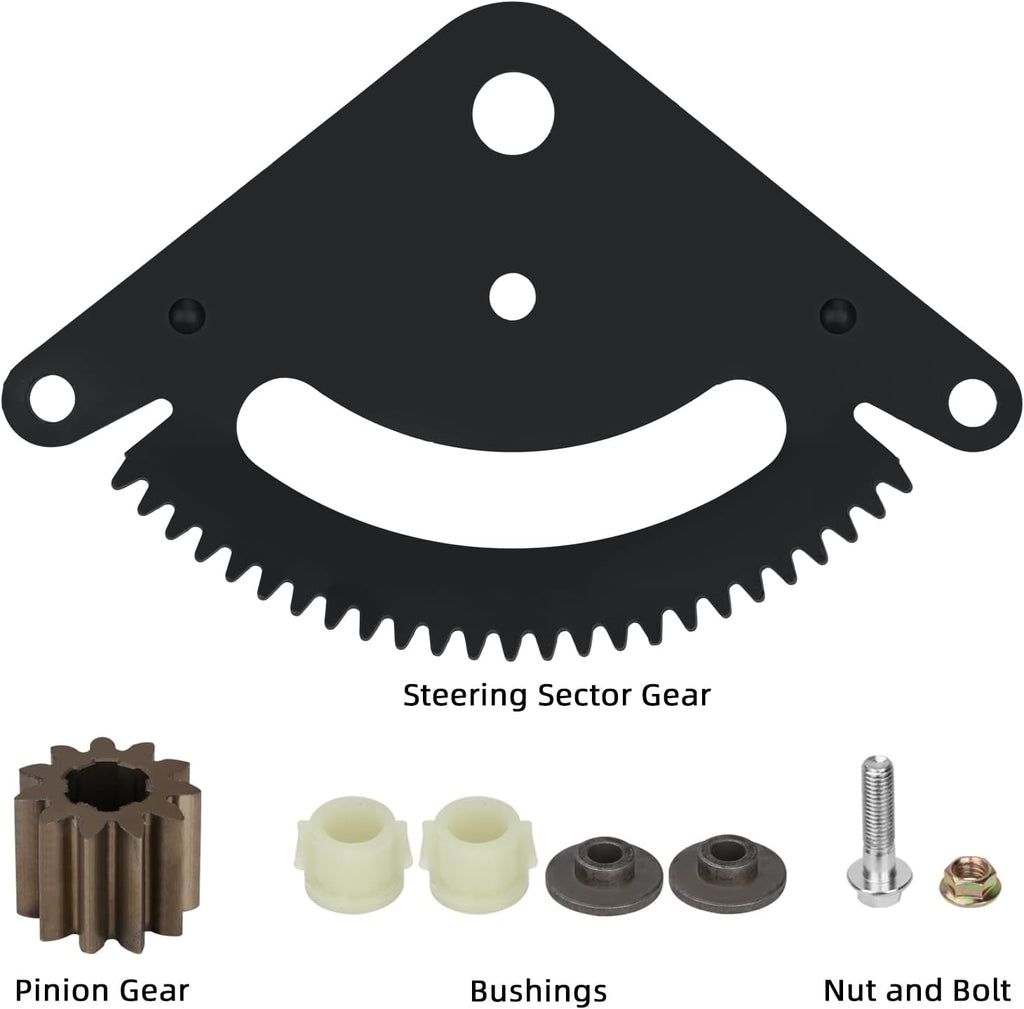 25 Teeth Steering Sector Gear Kit Compatible with John Deere Lawn& Garden Tractor L105 L108 L110 L111 L118 L120 L130