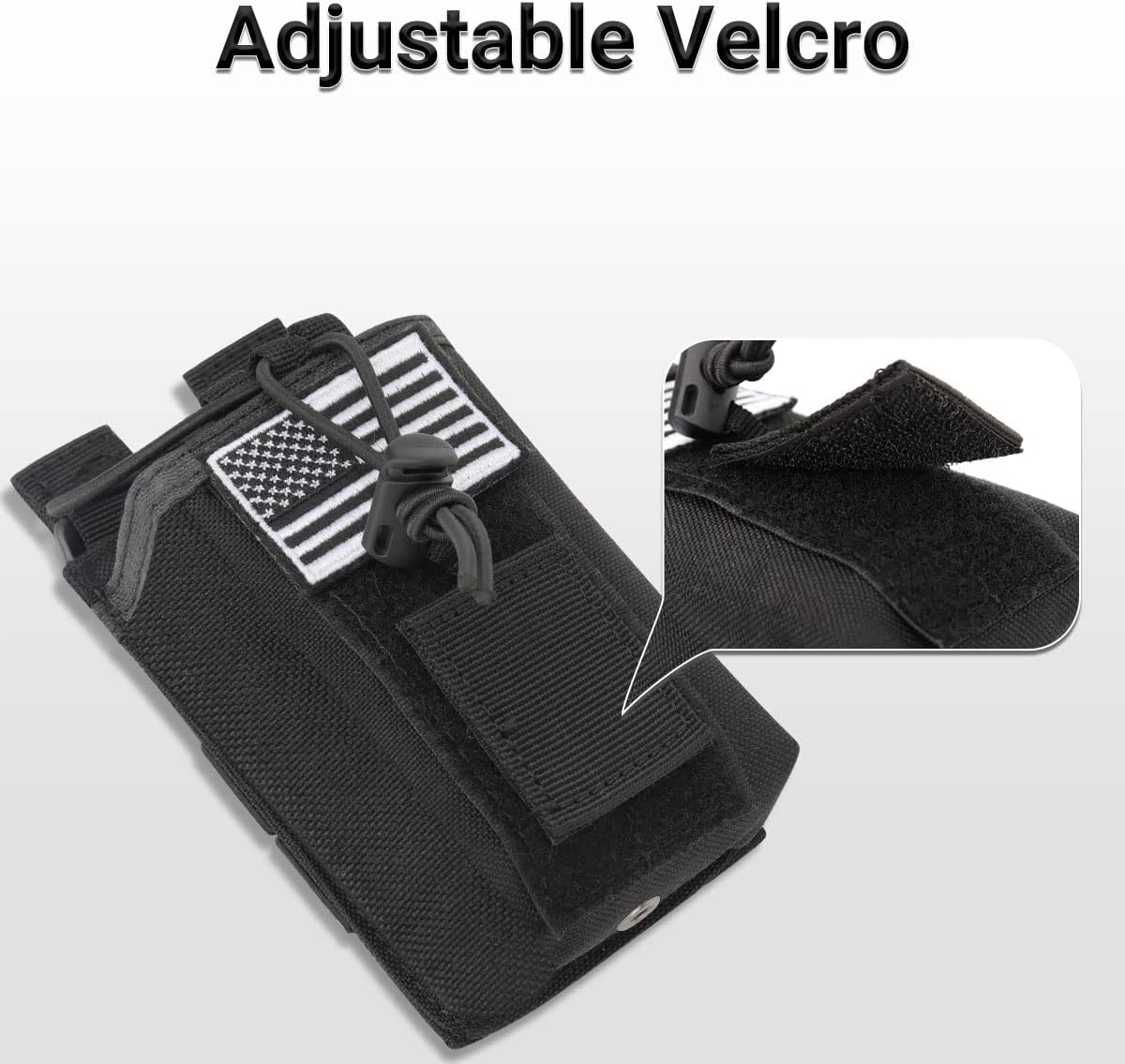 Tactical Radio Holster Case Molle Radio Pouch Military Heavy Case Accessories Radio Holder Duty Belt Holster Bag for