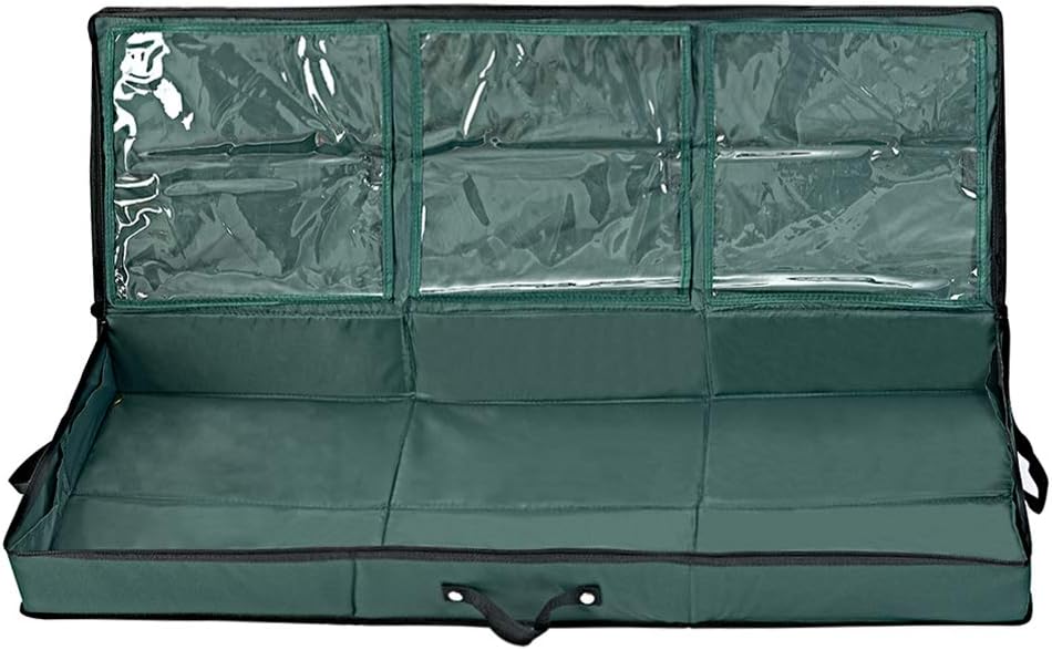 Wrapping Paper Storage Container | Gift Wrap Organizer Under Bed | 41”x14”x6” | Box Holder for 18-24 Rolls Up to 40”