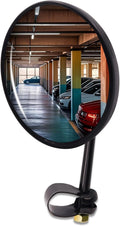 5.9-inch Round Convex Mirror with Tube Mounting Bracket- Convex Blind Spot Mirror for