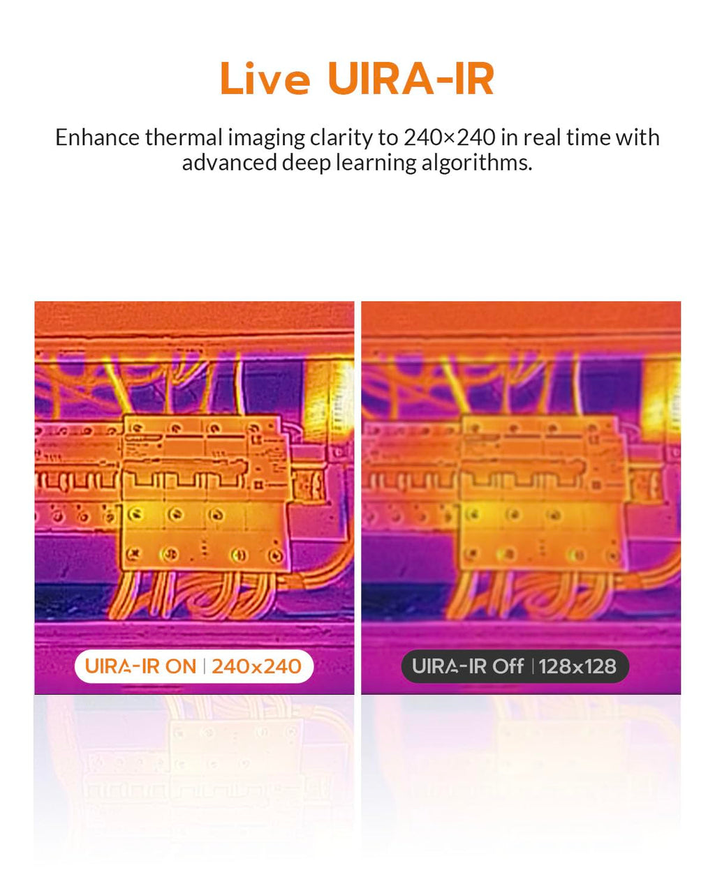 TT17D Wi-Fi Thermal Camera with 240x240 UIRA-IR and Visual Camera