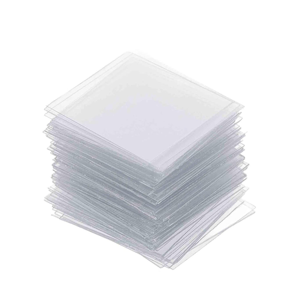 Disposable Microscope Slides Clear Optical Plastic Blank Slides for Lab Science Education Pre-Cleaned Laboratory