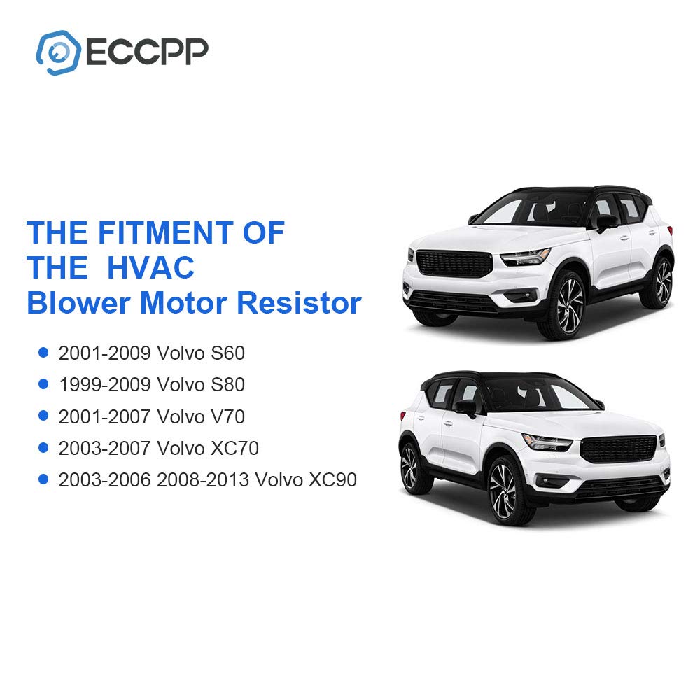 ECCPP HVAC Heater Blower Motor Resistor for Volvo 1999-2013