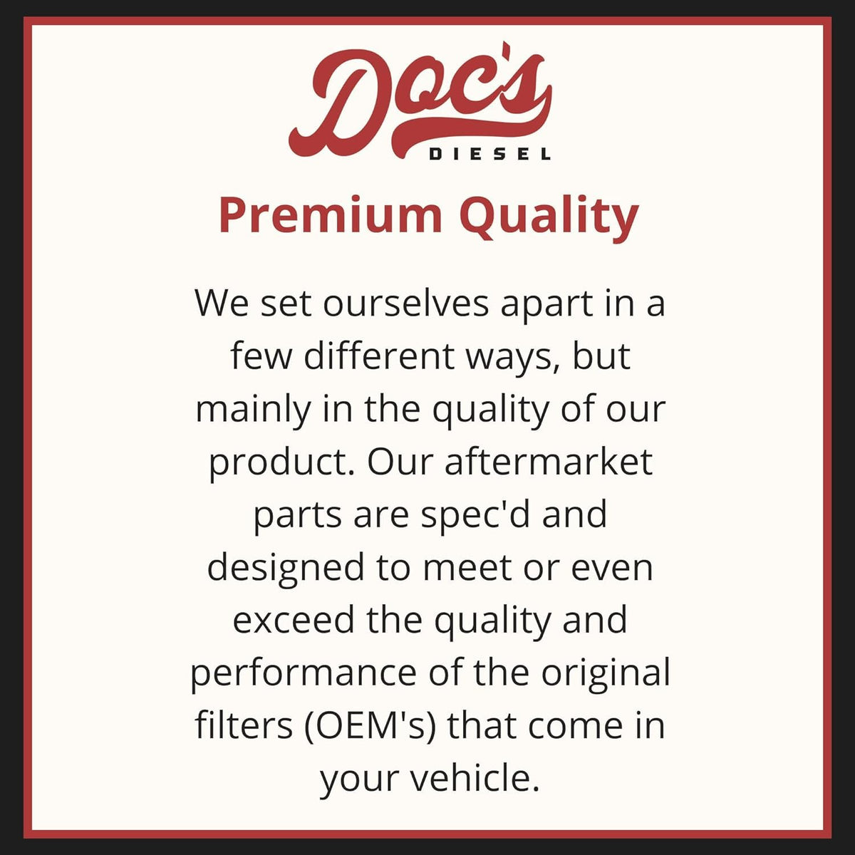 Doc's Diesel Filter Maintenance Kit, Fits 6.7L Cummins RAM 2500 2019-2024