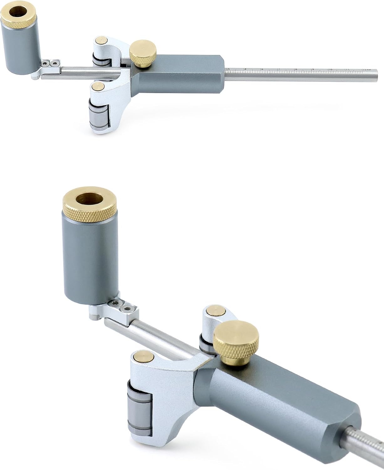 Wheel Marking Gauge, Multifunctional Woodworking Scribing Tool to Draw Arcs and Lines, Dual-purpose Scriber Parallel