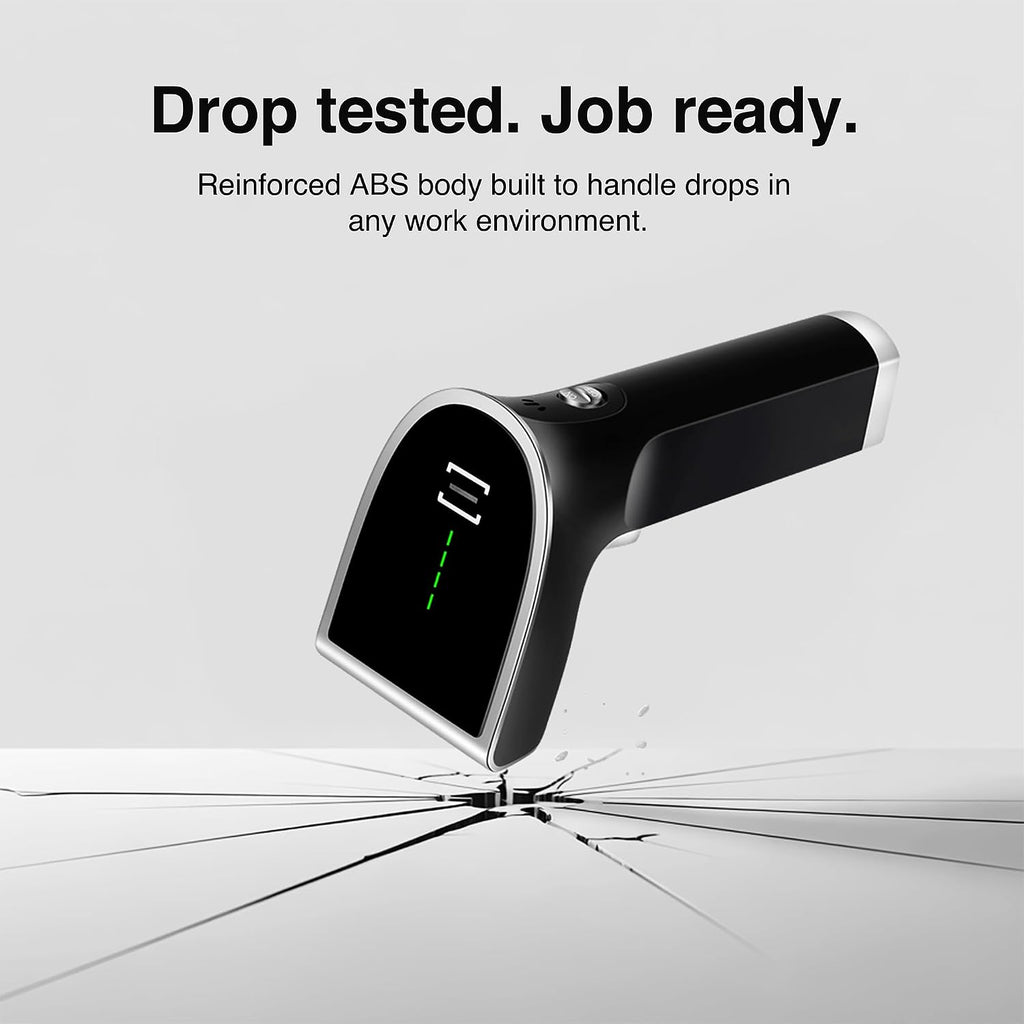 1D/2D Barcode Scanner Wireless – Boost Speed & Accuracy with Bluetooth Barcode Scanner & 2.4G Modes – Handheld QR &