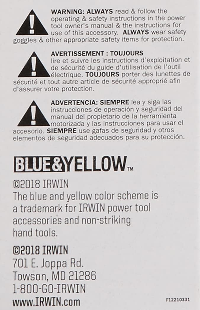 IRWIN 373100BX 1-Inch Bi-Metal Hole Saw