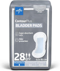 ContourPlus Bladder Control Incontinence Pads, Moderate Absorbency, 5.5" x 10.5", 28 Count