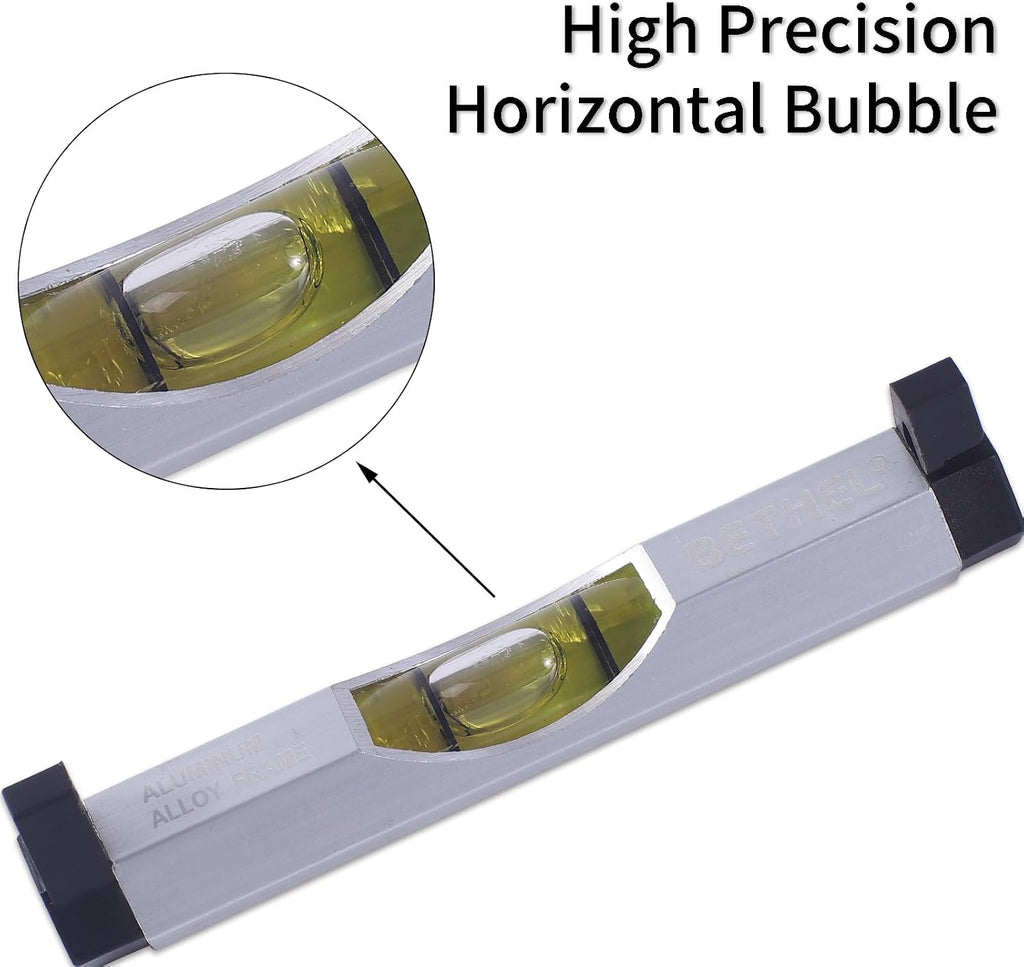 3 Packs Bubble Line Level String Tools, Aluminum Mini Leveler for Construction, Engineering, Camping, DIY Projects