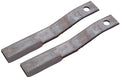 2 Replacement Bush Hog Rotary Cutter Blade 24.75" x 3.5" x 0.5" w/ 1.5" Hole CCW