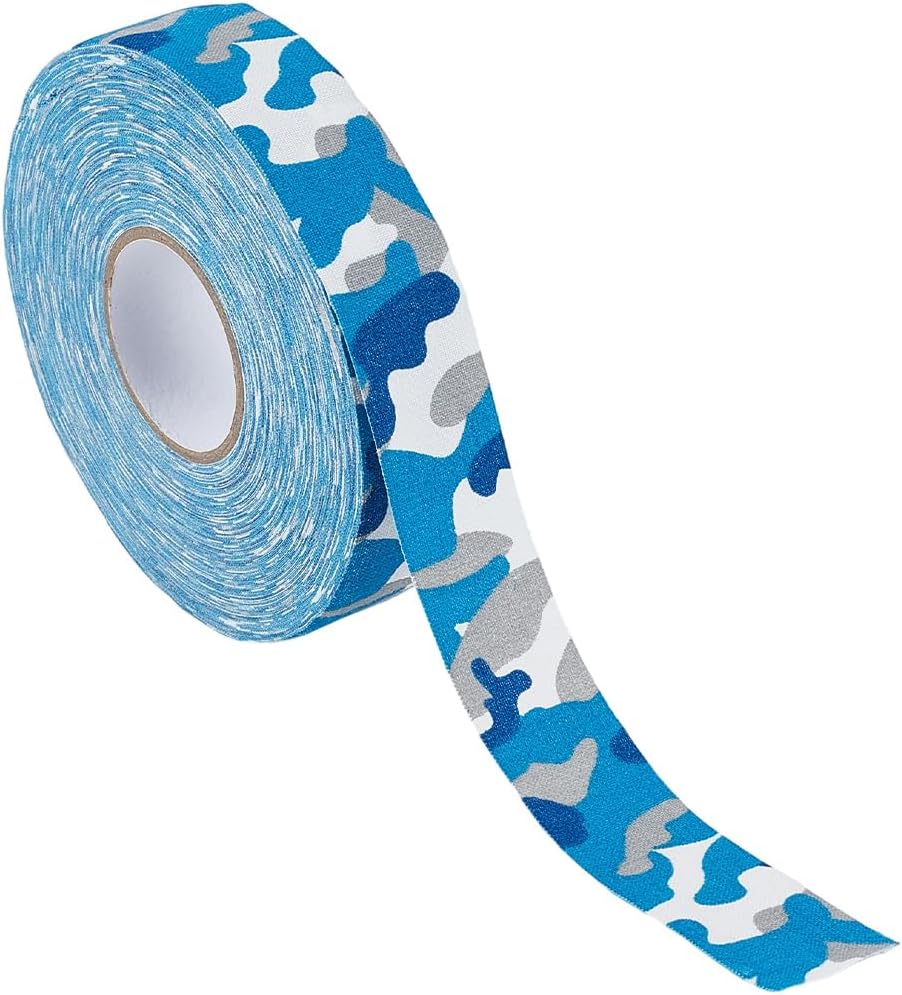 27.43 Yards Blue Camo Tape Cool Camouflage Pattern Athletic Sport Muscles Protective Non Slip Ice Hockey Pucks Skiing