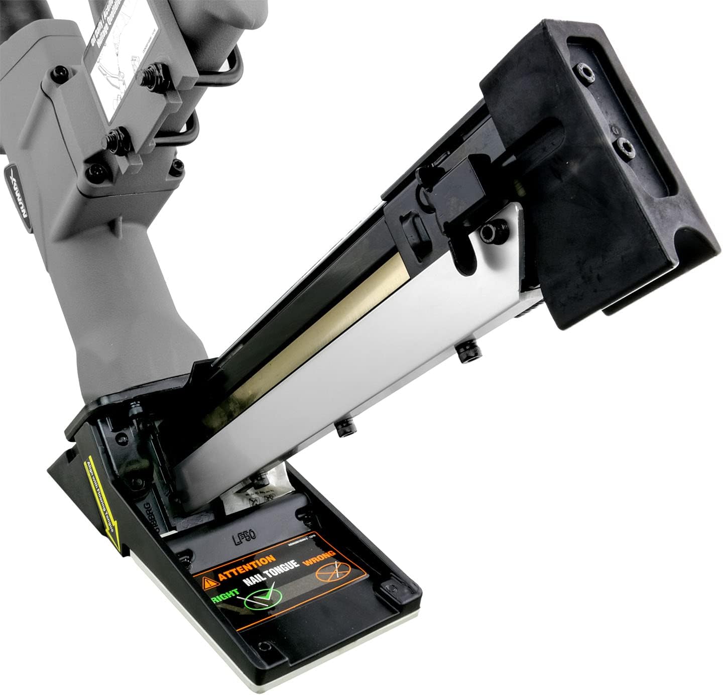 SFL618 Pneumatic 3-in-1 15.5-Gauge and 16-Gauge 2" Flooring Nailer / Stapler with Flooring Mallet and Interchangeable
