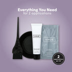 Root Touch-Up Kit, Black - Permanent Hair Color for Gray Coverage - Includes Two Applications - Paraben, SLS & SLES