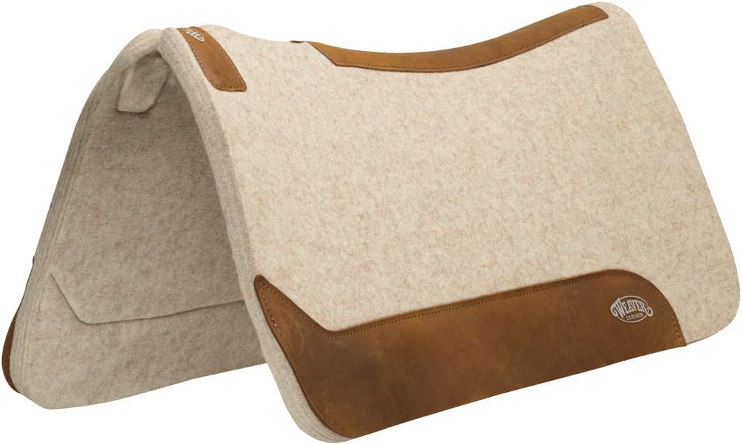 Weaver Leather Fleece Lined Acrylic Saddle Pad, 32" x 32", Blue
