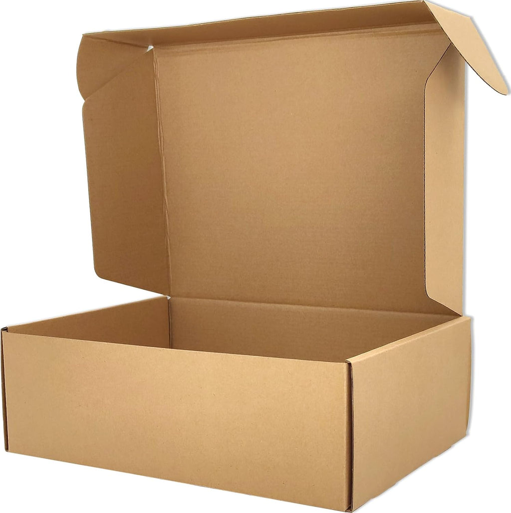 12x9x4 Shipping Boxes Brown Mailer Corrugated Cardboard Box Set of 20