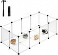 Pet Playpen with Floor, Small Animal Playpen