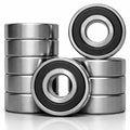10PCS 6206 2RS Ball Bearings 30x62x16mm, Double Rubber Sealed, Extreme Heavy Duty Chrome Steel Bearing for Tractors, ATVs, Large Motors, and Agricultural Machinery