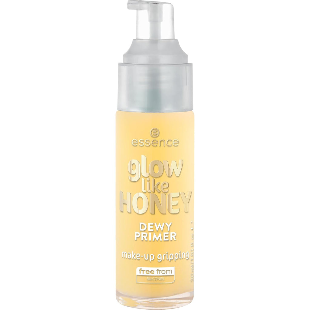 essence Glow Like Honey Dewy Primer, Hydrating & Gripping, Vegan