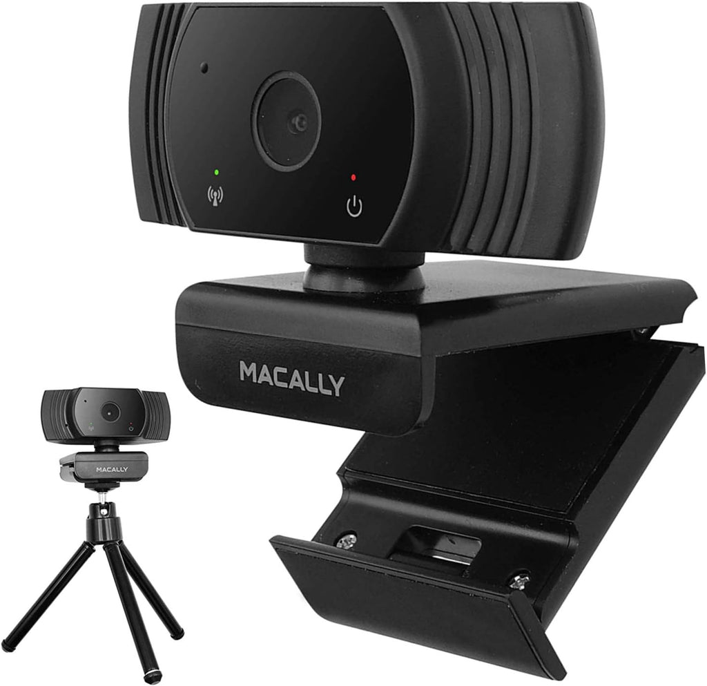 1080P Webcam with Microphone - Stay Connected Virtually - 120° Wide Angle HD 30FPS USB Computer Camera for Desktop