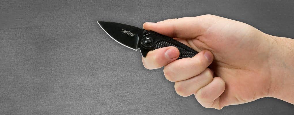 Spoke Pocket Knife, 2" 4Cr14 Steel Blade with BlackWash Coatin, Compact Assisted-Opening EDC
