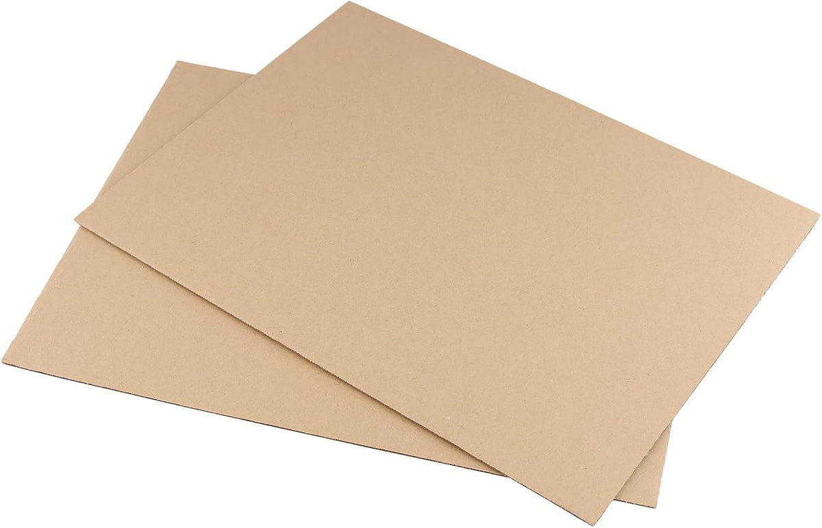Corrugated Cardboard Sheets, 15.6 x 11.8 Inches, 60 Pack, for Packaging Mailing