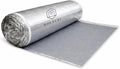 3-in-1 Acoustic Premium Floor Underlayment - 200 sqft Roll - 3mm Thick EVA with Silver Foil Vapor Barrier - Moisture