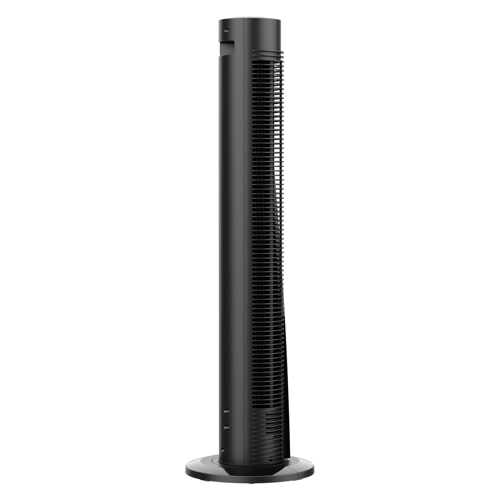 OSC73 37" Whole Room Air Circulator Tower Fan with Remote Control, Black