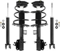 COMPLETESTRUTS - Front Complete Strut Assemblies with Coil Springs and Rear Shock Absorbers Replacement for 2013-2017 Nissan Altima 4CYL Sedan - Set of 4