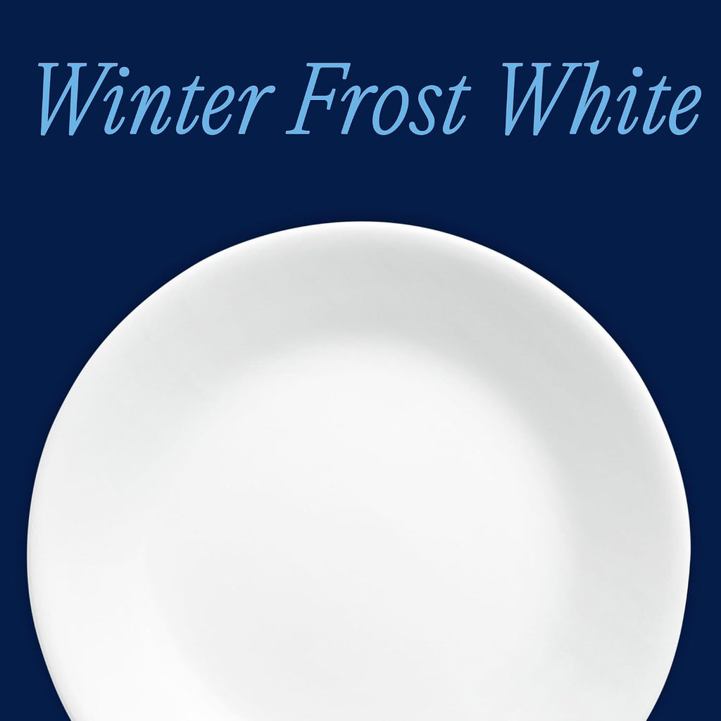 Winter Frost White 6-Piece 6.75-Inch Appetizer Plate Set