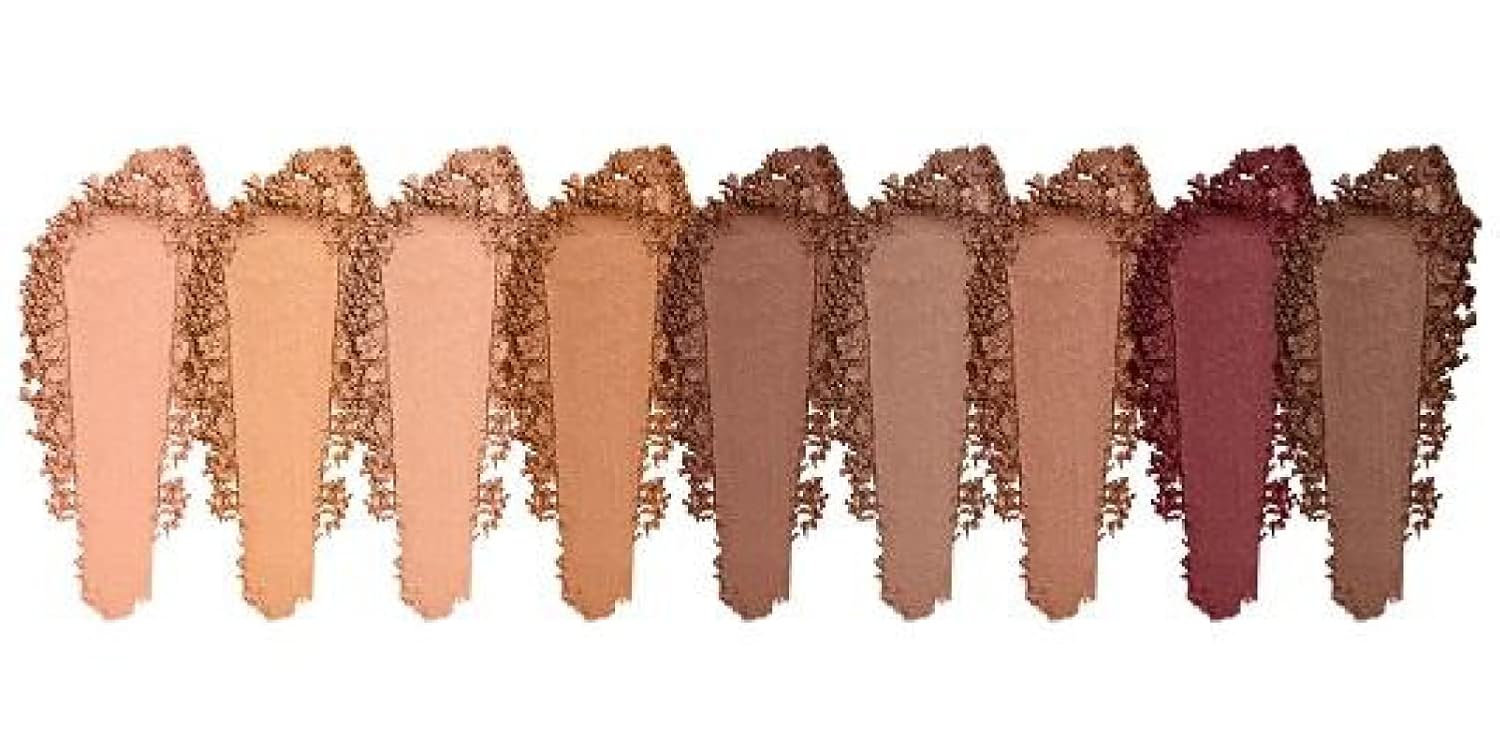 Cosmetics Eyeshadow Palette Nude and Dark Eyeshadows, 16.38g/0.58oz | Vegan, Paraben-Free Cruelty-Free Makeup, Made