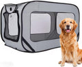 36 Inch Foldable Dog Kennel for Medium Dogs, Portable Waterproof Pop-Up Pet Crate, Indoor Outdoor Travel Car Seat