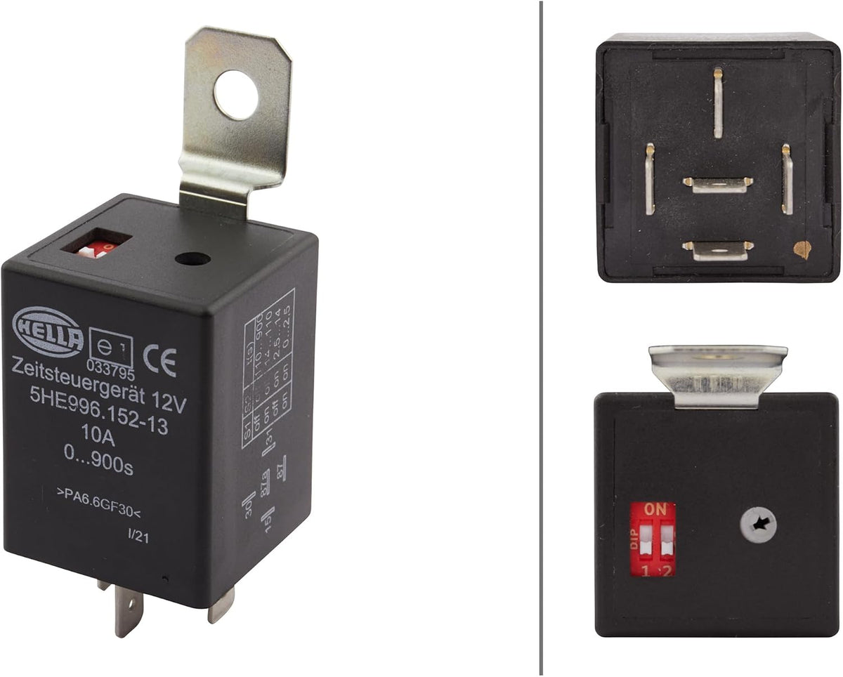 HELLA 996152131 12V Delay-On-Release, Time Delay Relay